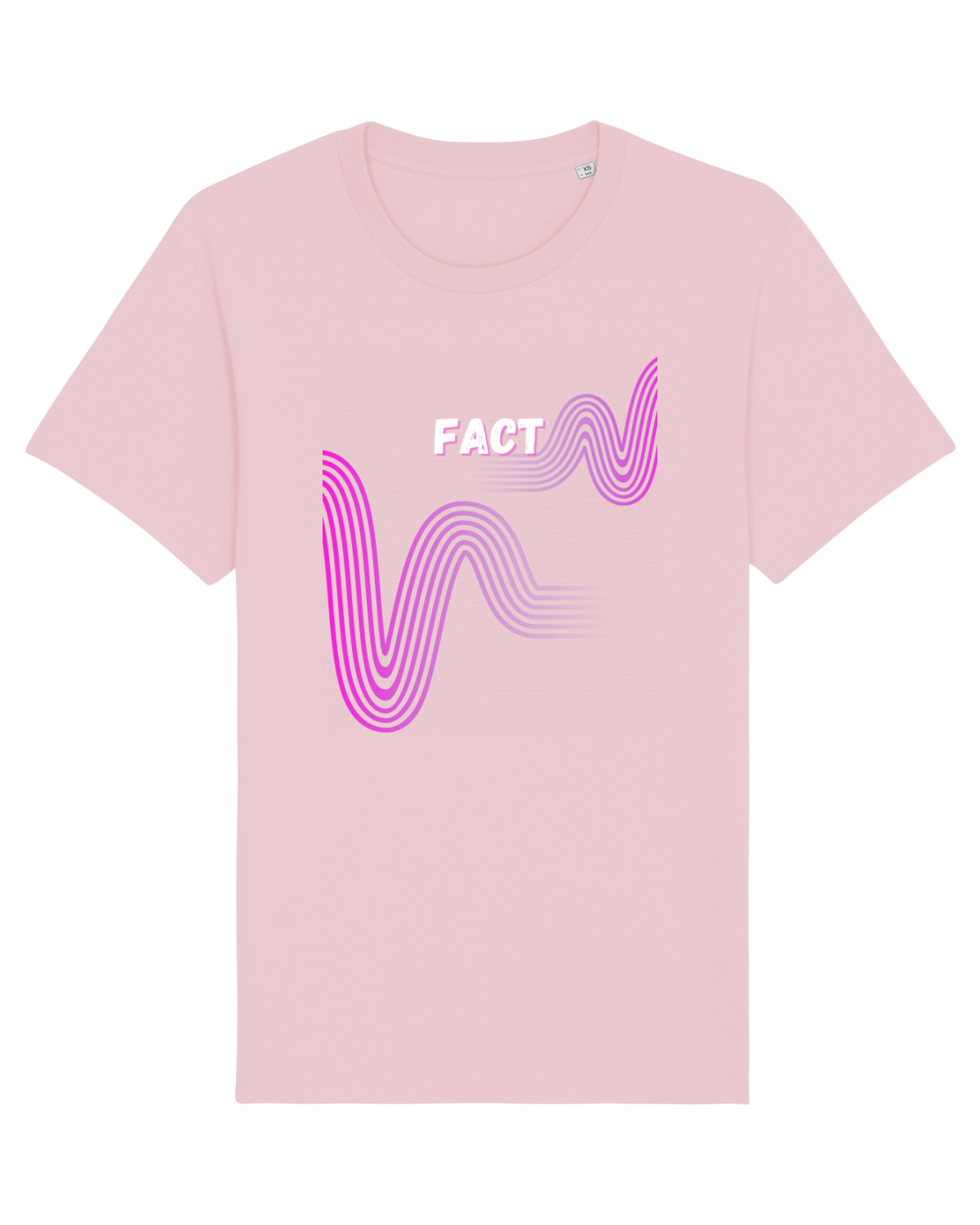 Tricou mânecă scurtă Unisex Rocker Cotton Pink