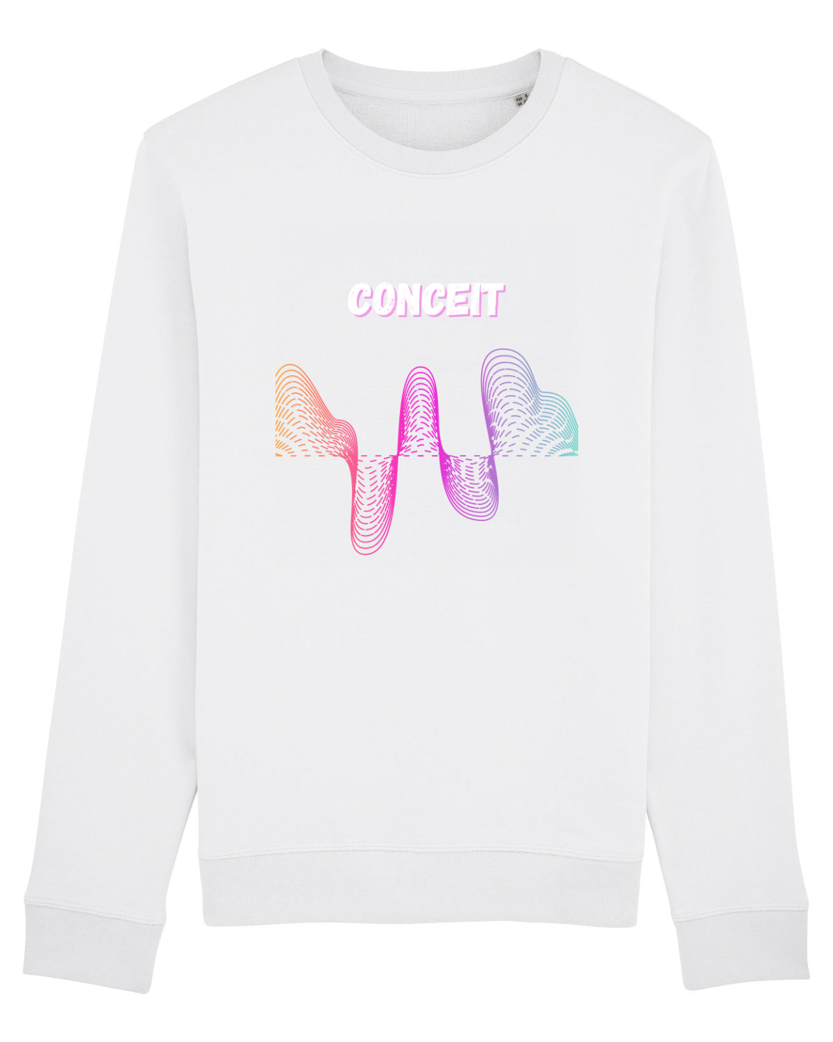 Bluză mânecă lungă Unisex Rise White