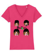 The Beagles Tricou mânecă scurtă guler V Damă Evoker