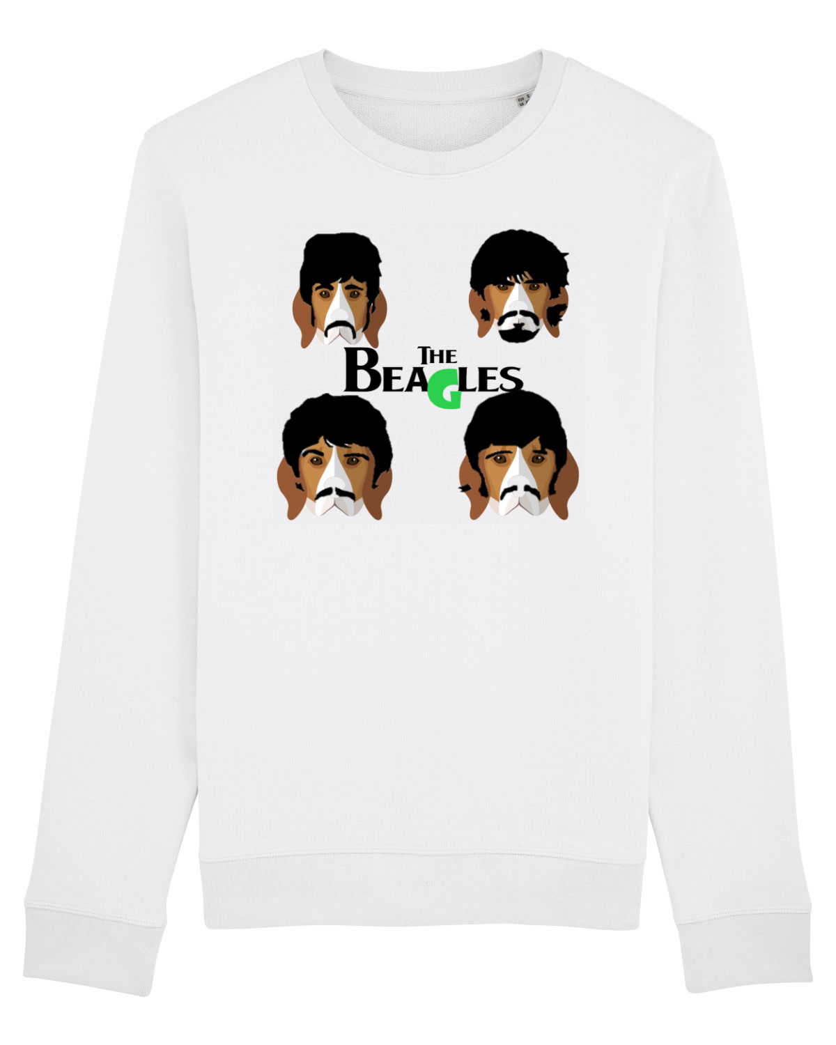 Bluză mânecă lungă Unisex Rise White