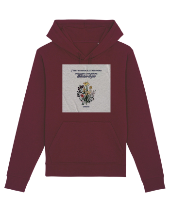Every flower blooms under different conditions Burgundy