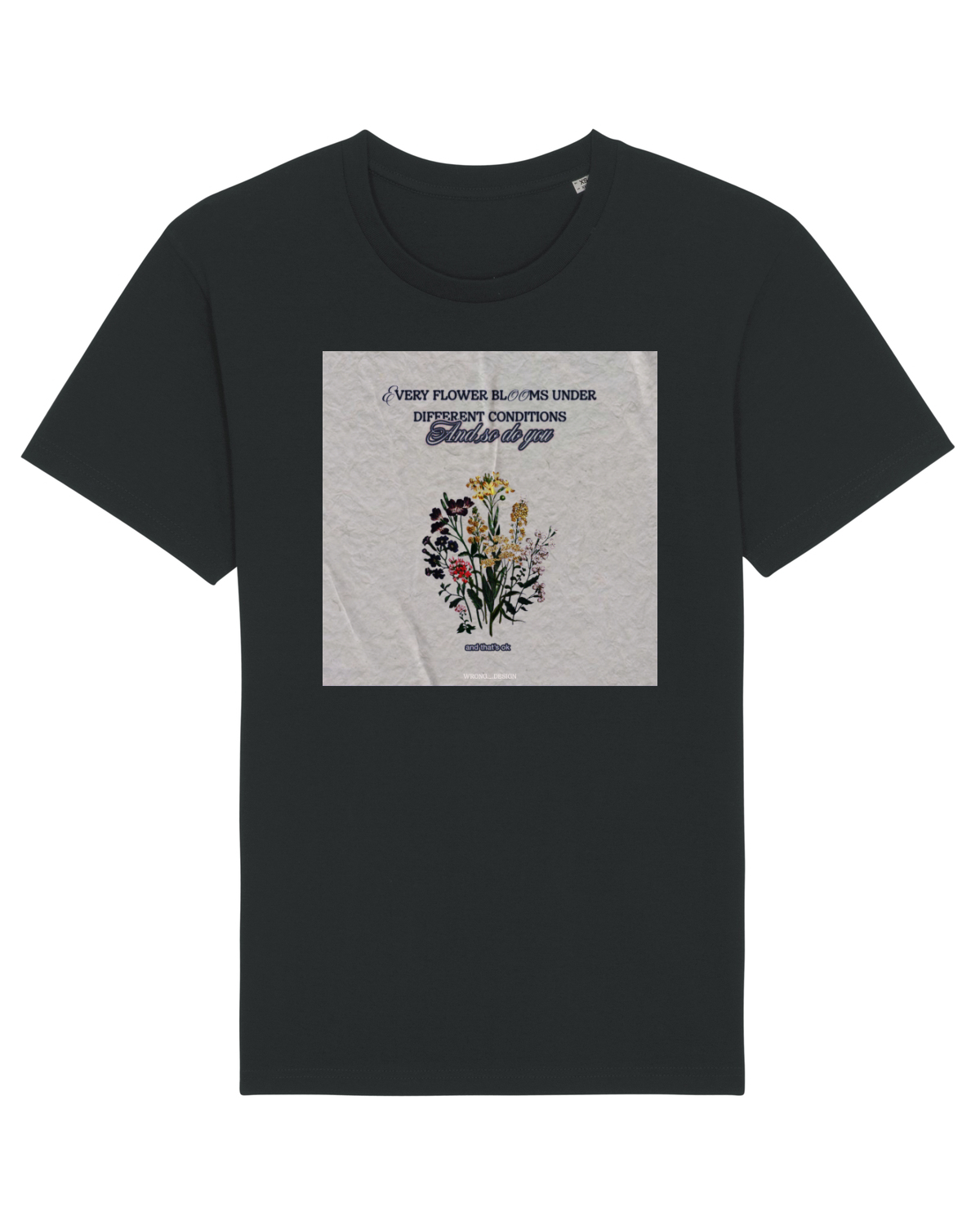 Tricou mânecă scurtă Unisex Rocker Black