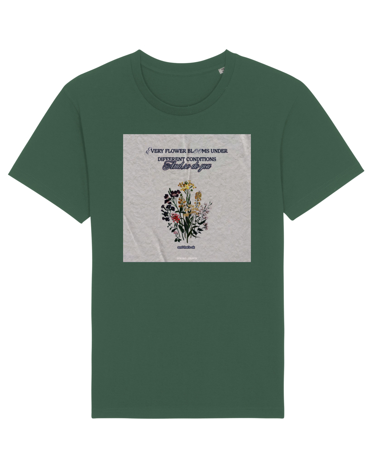 Tricou mânecă scurtă Unisex Rocker Bottle Green
