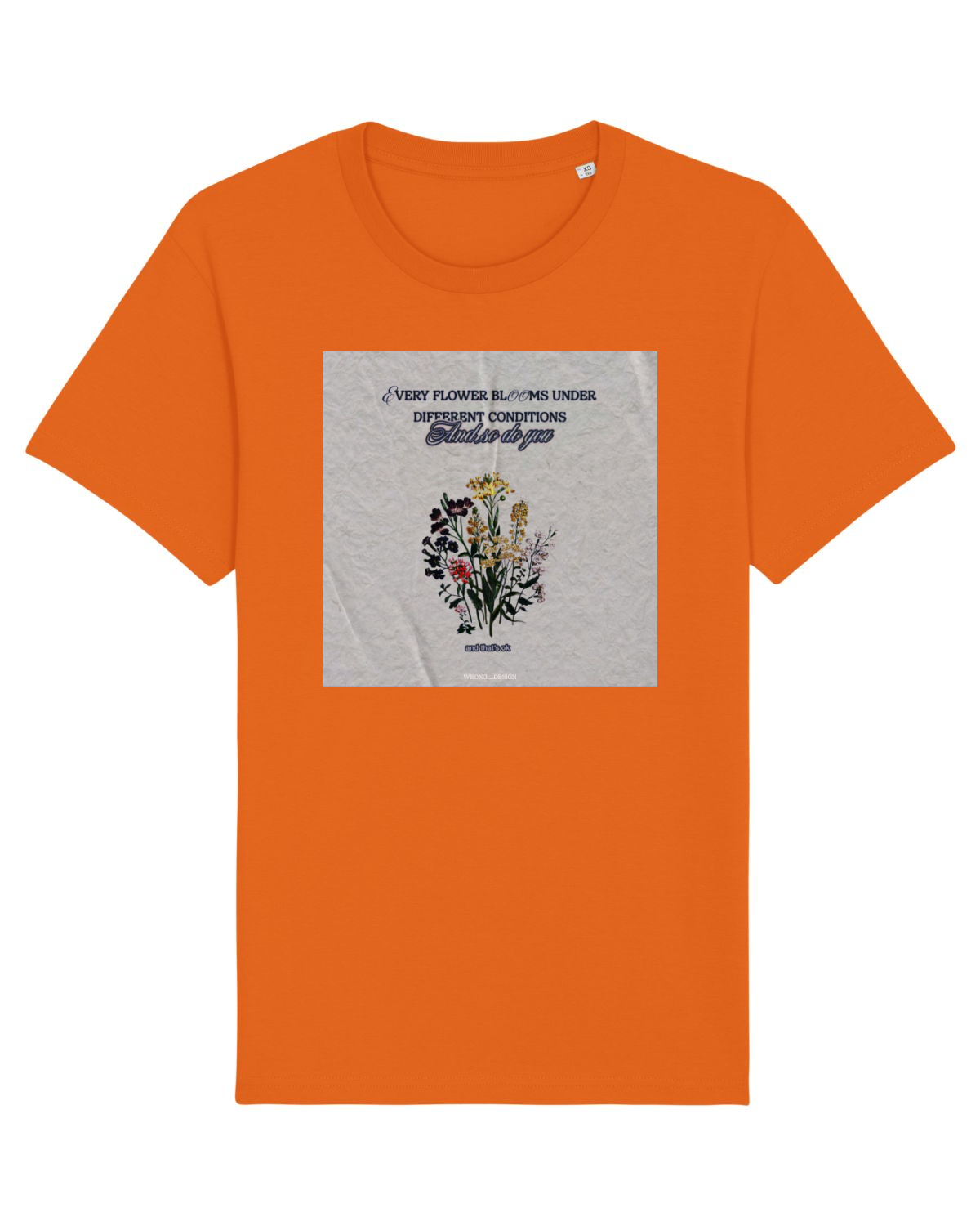Tricou mânecă scurtă Unisex Rocker Bright Orange
