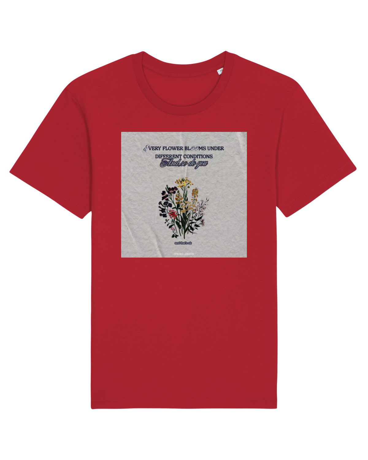 Tricou mânecă scurtă Unisex Rocker Red