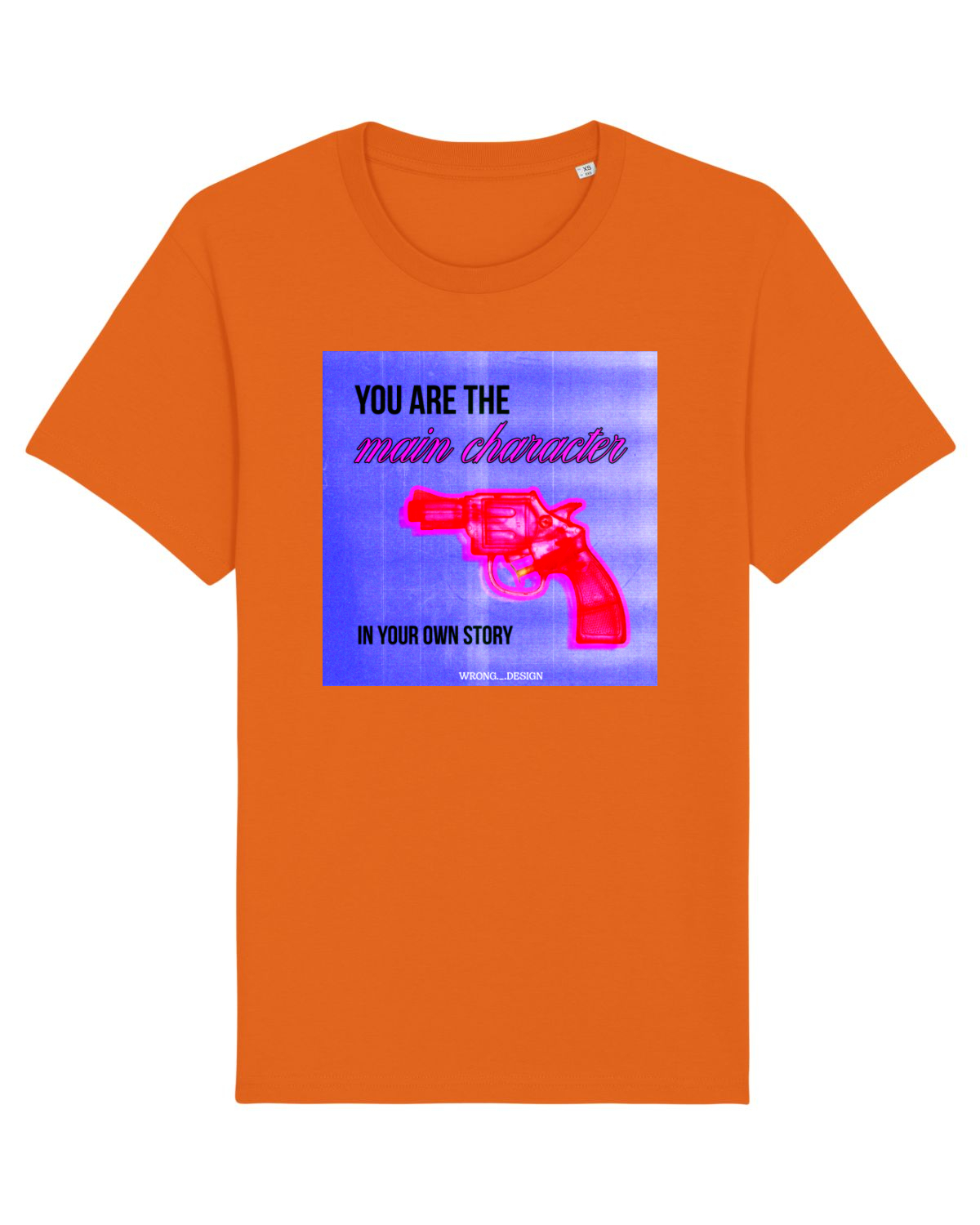 Tricou mânecă scurtă Unisex Rocker Bright Orange