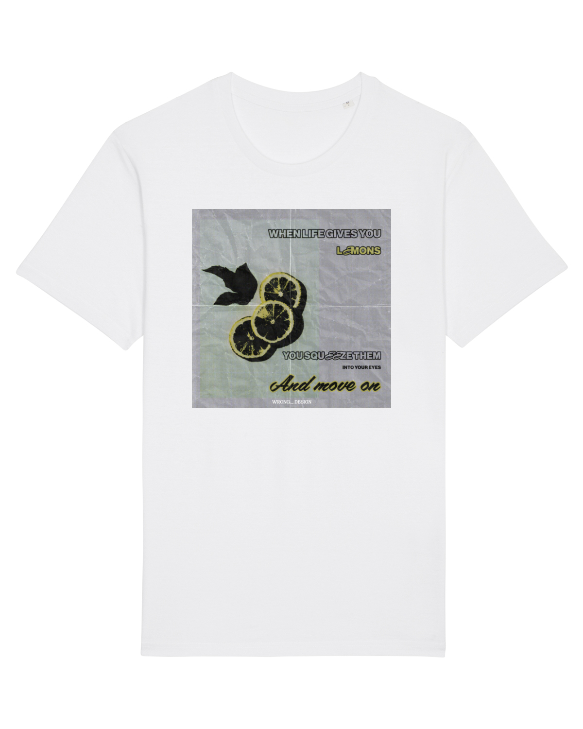 Tricou mânecă scurtă Unisex Rocker White