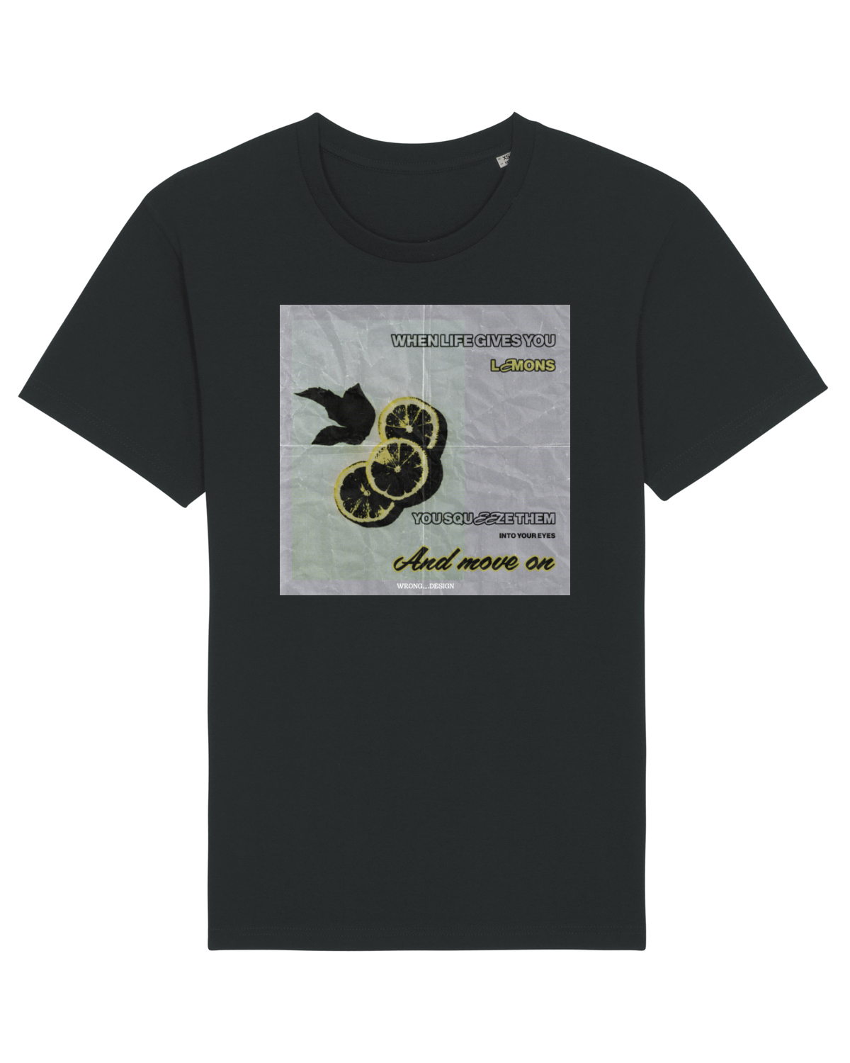 Tricou mânecă scurtă Unisex Rocker Black