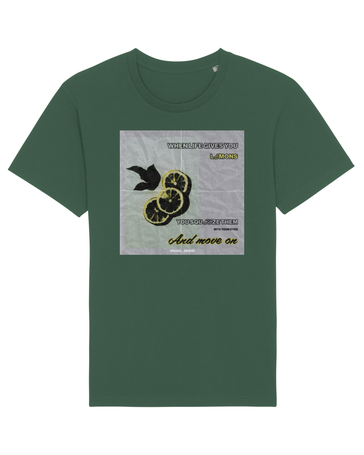 Tricou mânecă scurtă Unisex Rocker Bottle Green