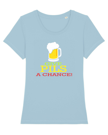Give pils a chance Sky Blue