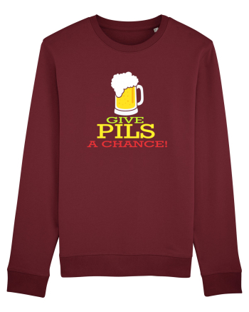 Give pils a chance Burgundy