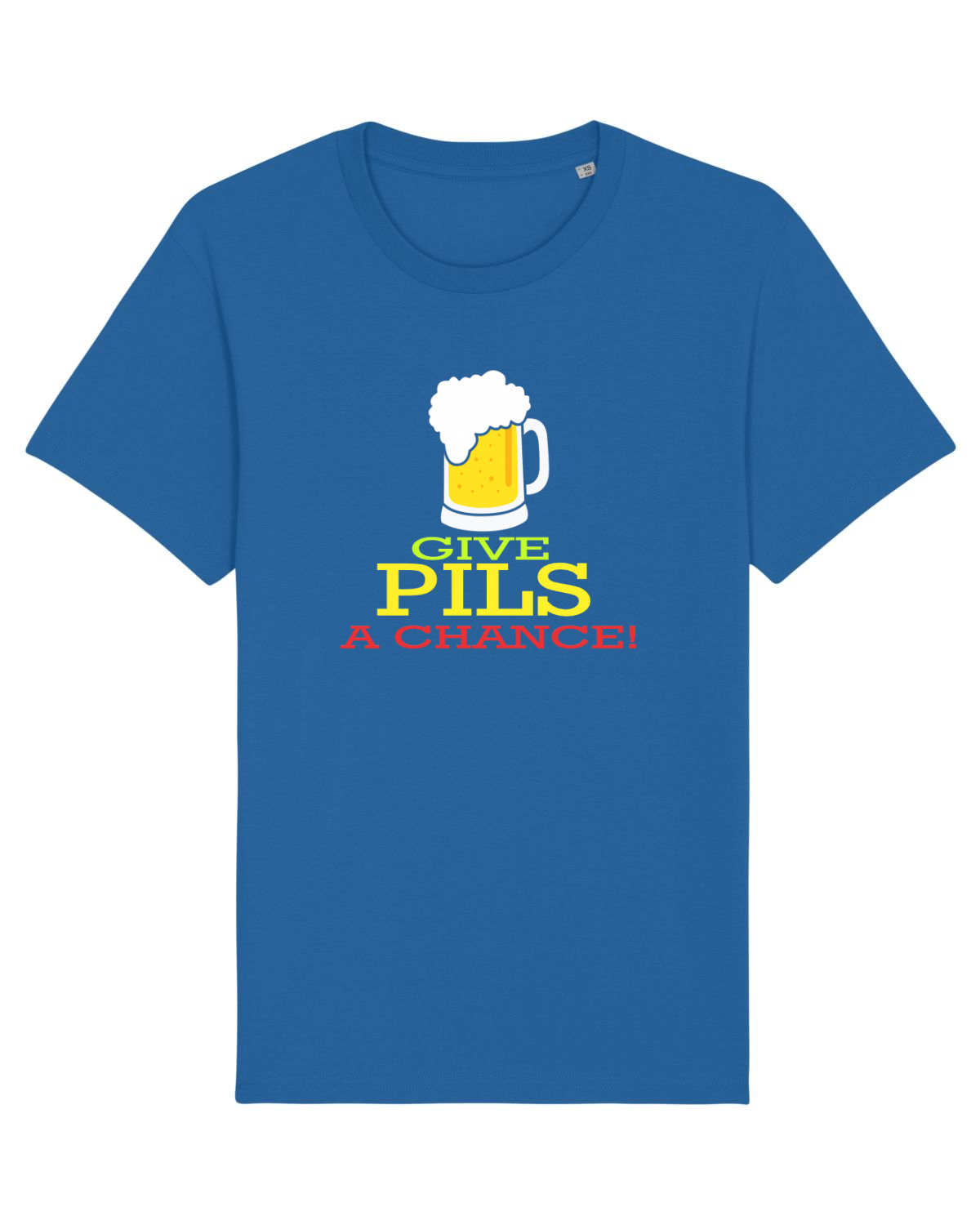 Tricou mânecă scurtă Unisex Rocker Royal Blue