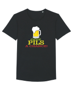 Give pils a chance Tricou mânecă scurtă guler larg Bărbat Skater
