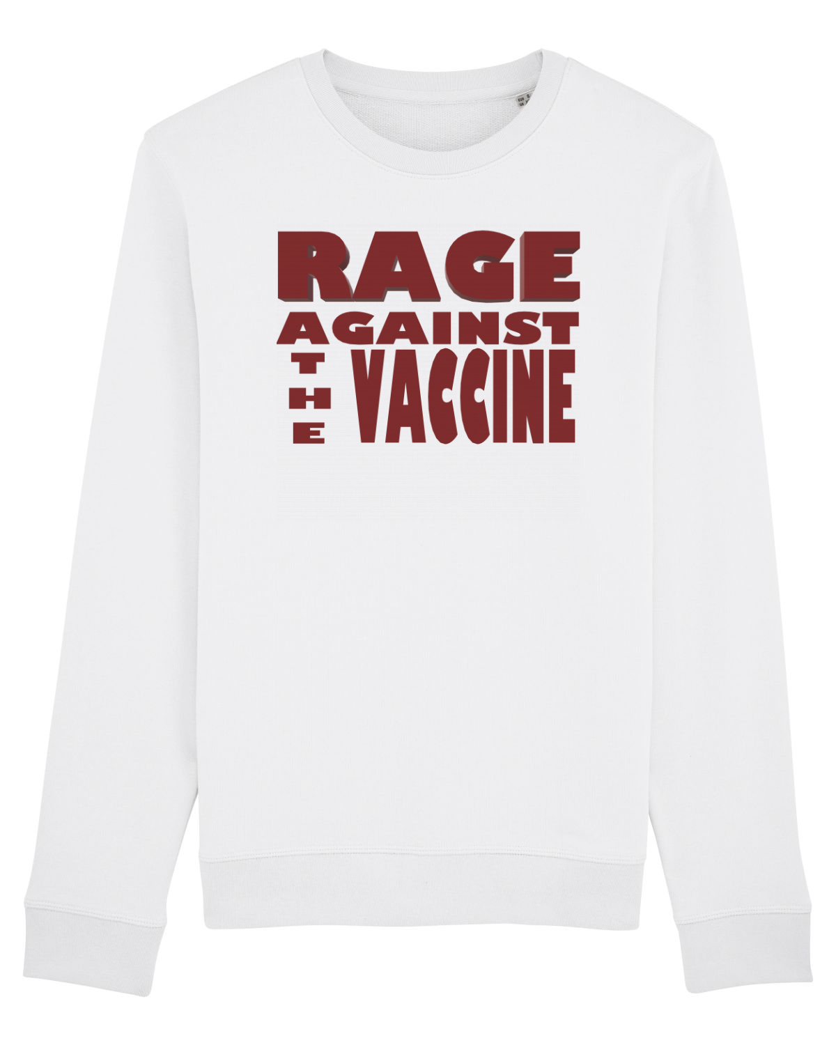 Bluză mânecă lungă Unisex Rise White
