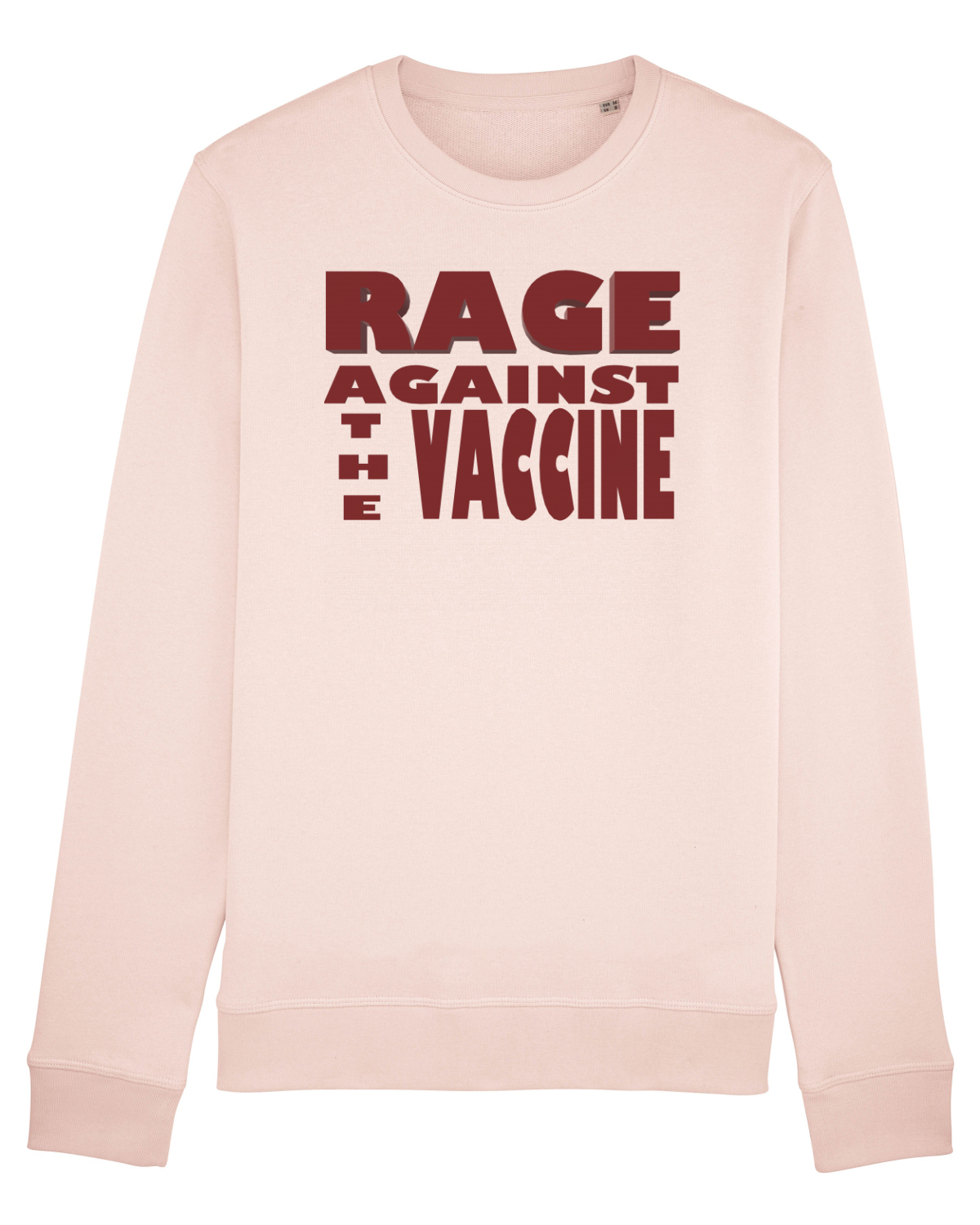 Bluză mânecă lungă Unisex Rise Candy Pink