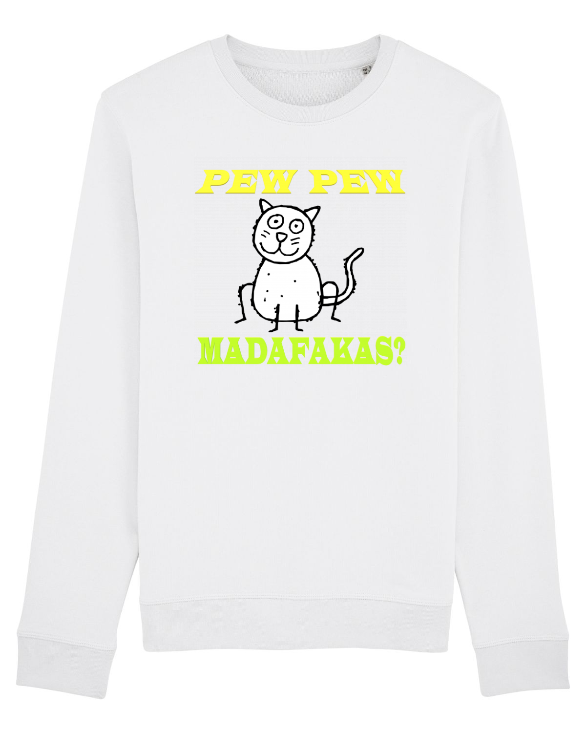 Bluză mânecă lungă Unisex Rise White