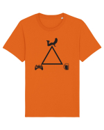 Triunghiul perfect Tricou mânecă scurtă Unisex Rocker