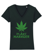 Plant Manager Tricou mânecă scurtă guler V Damă Evoker