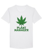 Plant Manager Tricou mânecă scurtă guler larg Bărbat Skater