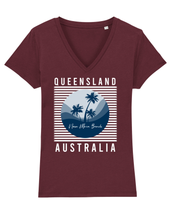 Noosa Main Beach Australia Burgundy