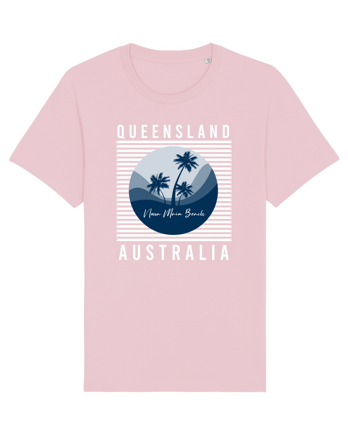 Tricou mânecă scurtă Unisex Rocker Cotton Pink