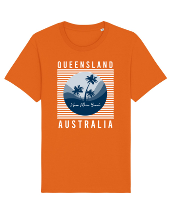 Noosa Main Beach Australia Bright Orange