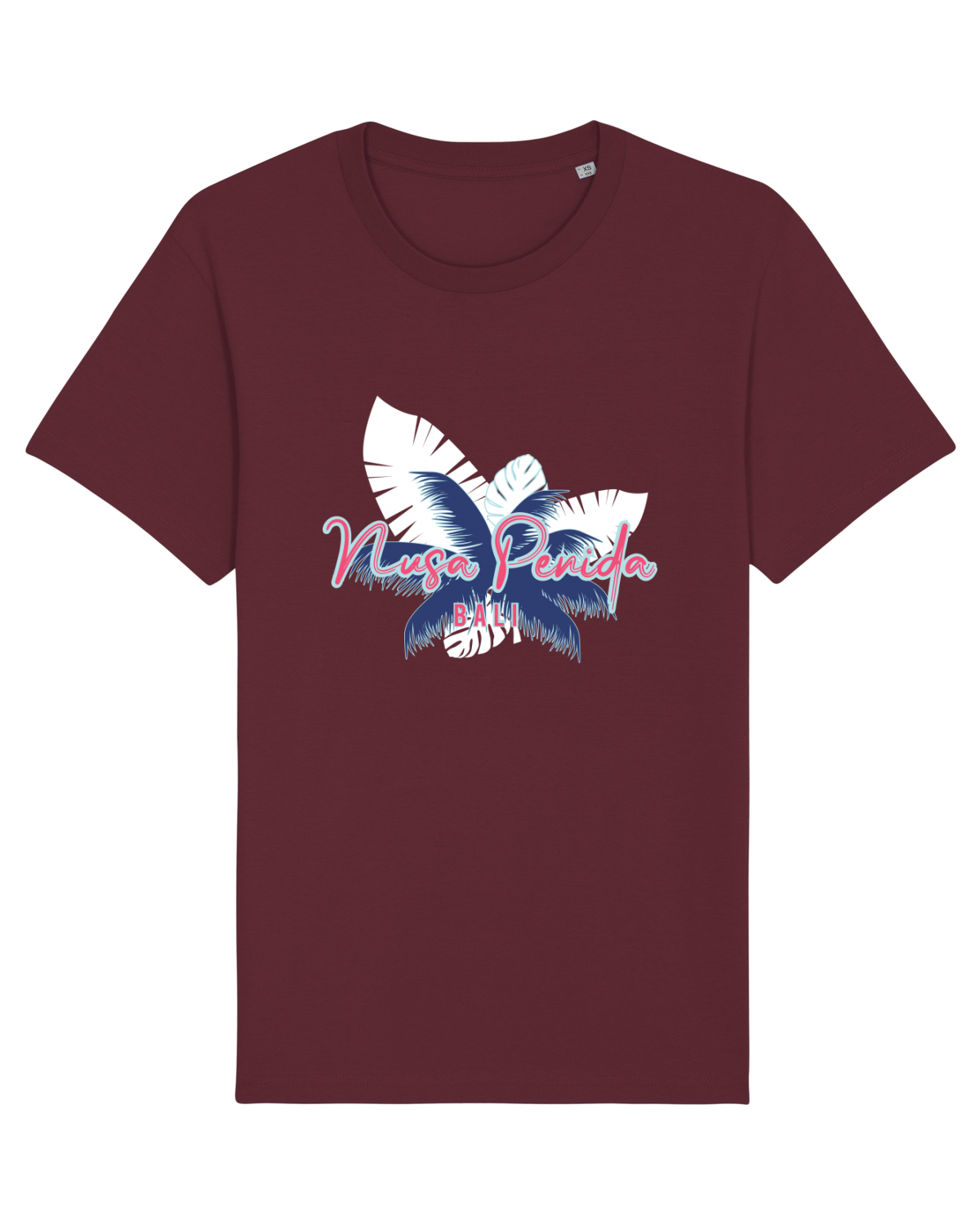 Tricou mânecă scurtă Unisex Rocker Burgundy