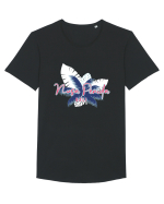 Nusa Penida Bali Tricou mânecă scurtă guler larg Bărbat Skater
