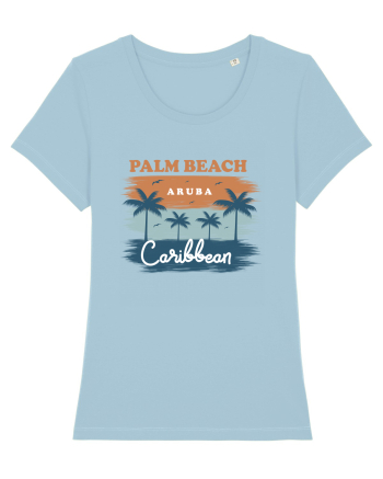 Palm Beach california Sky Blue