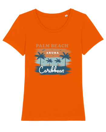 Palm Beach california Bright Orange