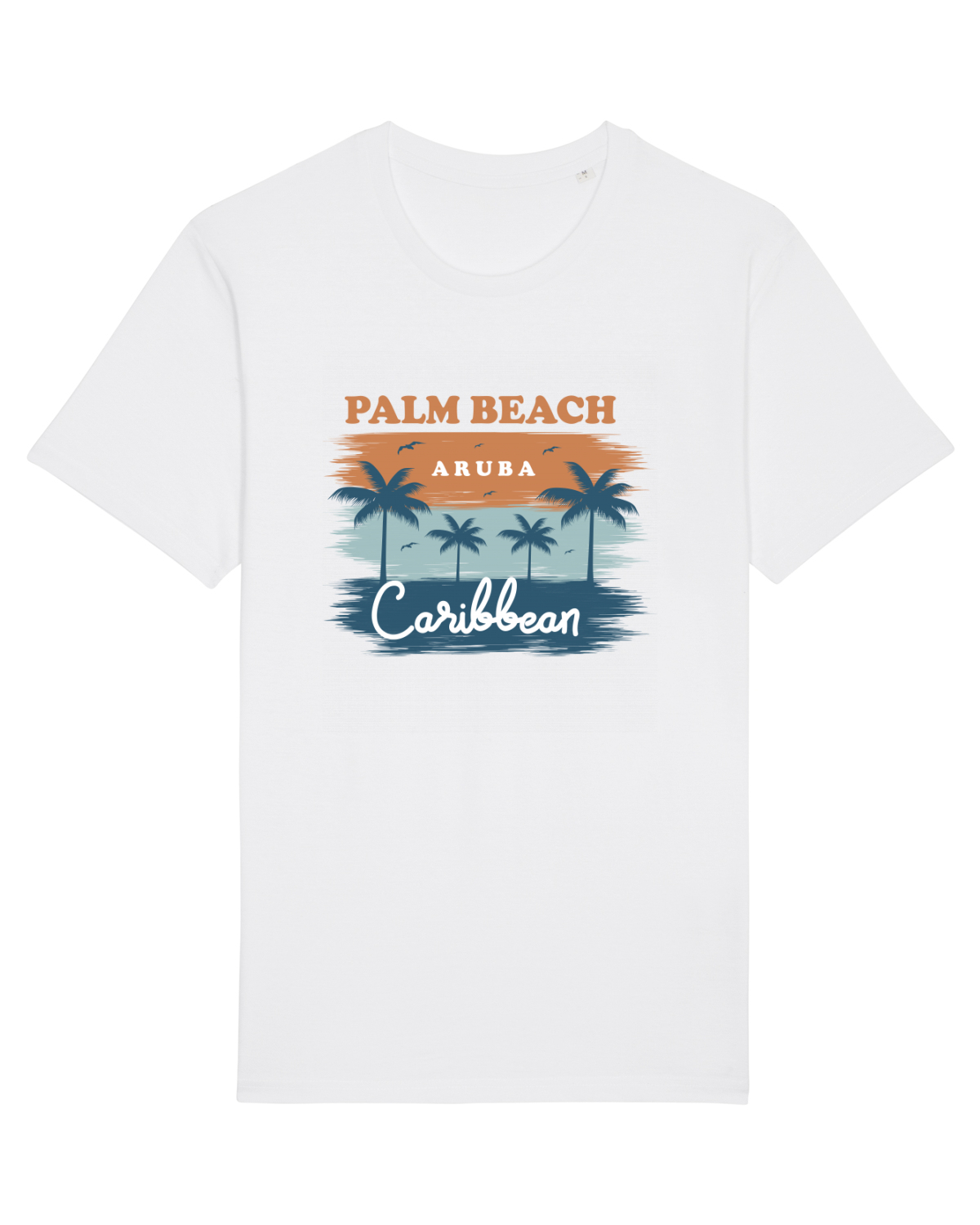 Tricou mânecă scurtă Unisex Rocker White