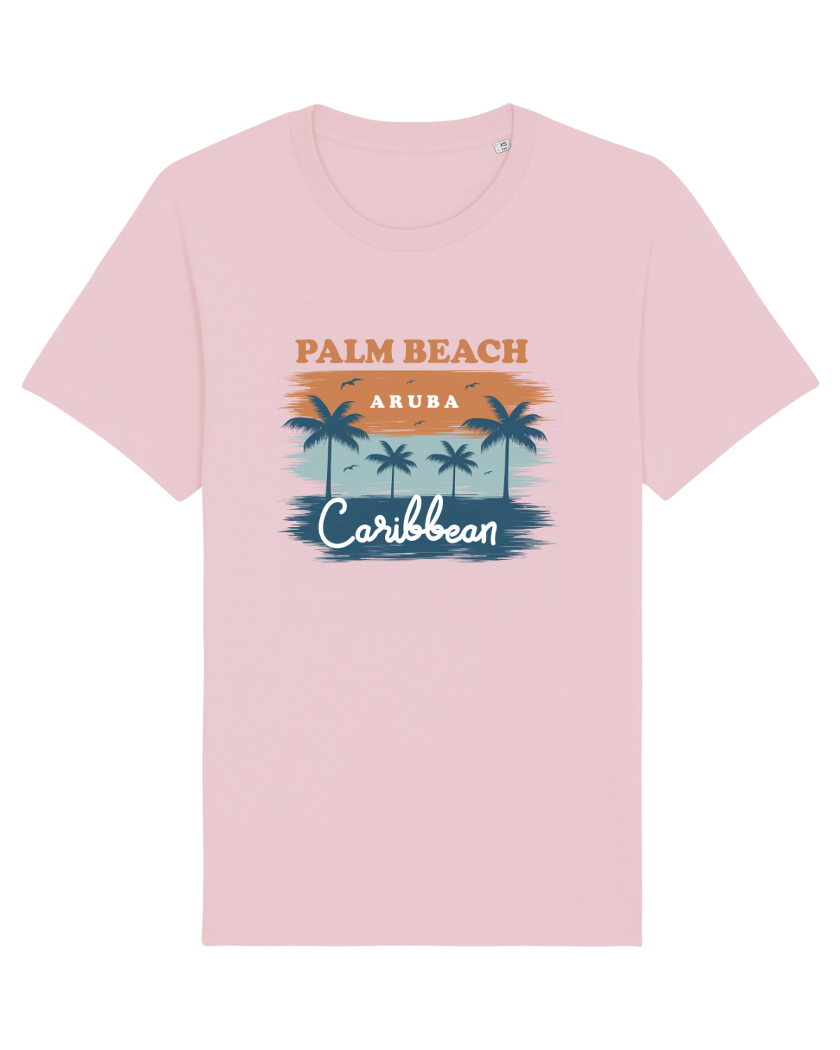 Tricou mânecă scurtă Unisex Rocker Cotton Pink