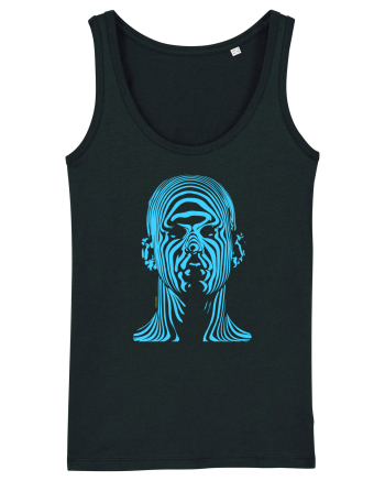 Shadow face, blue Black