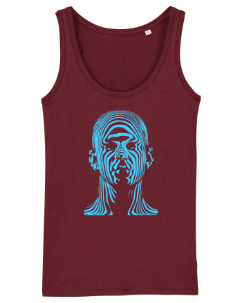 Shadow face, blue Burgundy