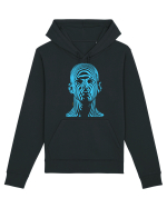 Shadow face, blue Hanorac Unisex Drummer