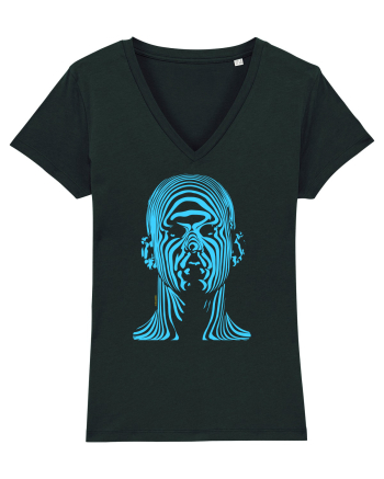 Shadow face, blue Black