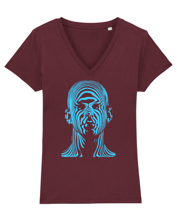 Shadow face, blue Burgundy