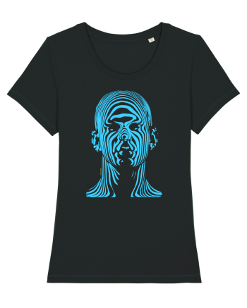 Shadow face, blue Black
