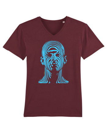 Shadow face, blue Burgundy