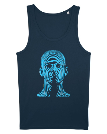 Shadow face, blue Navy