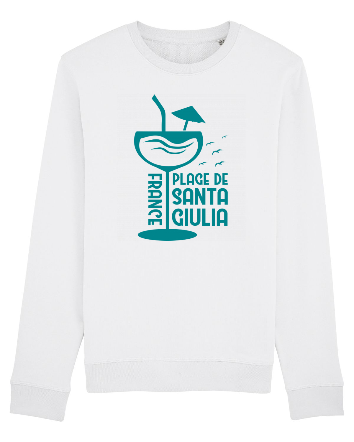 Bluză mânecă lungă Unisex Rise White