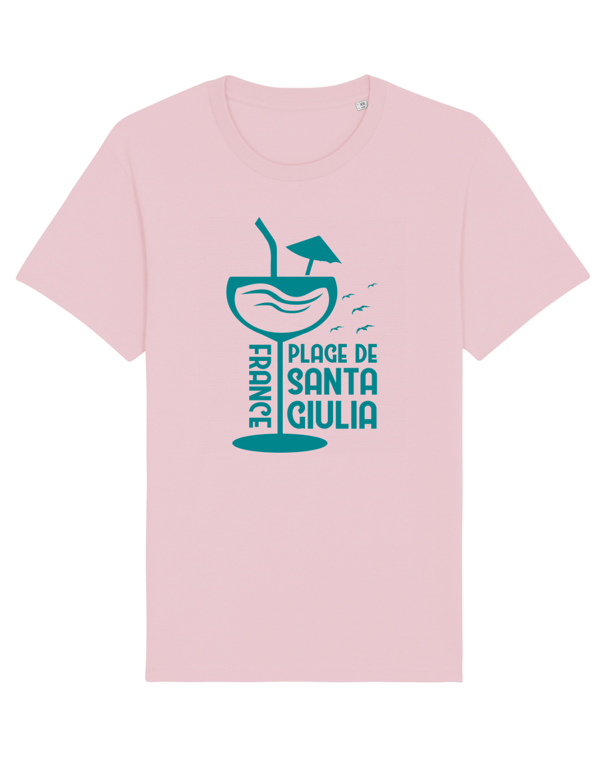 Tricou mânecă scurtă Unisex Rocker Cotton Pink