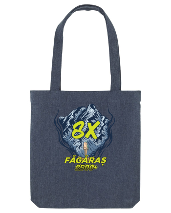 Pentru montaniarzi - Man vs mountain - Făgăraș 8x Midnight Blue