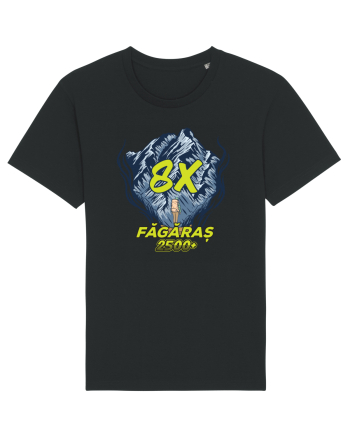 Pentru montaniarzi - Man vs mountain - Făgăraș 8x Black