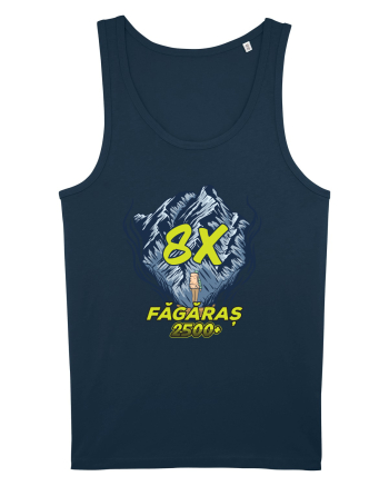 Pentru montaniarzi - Man vs mountain - Făgăraș 8x Navy