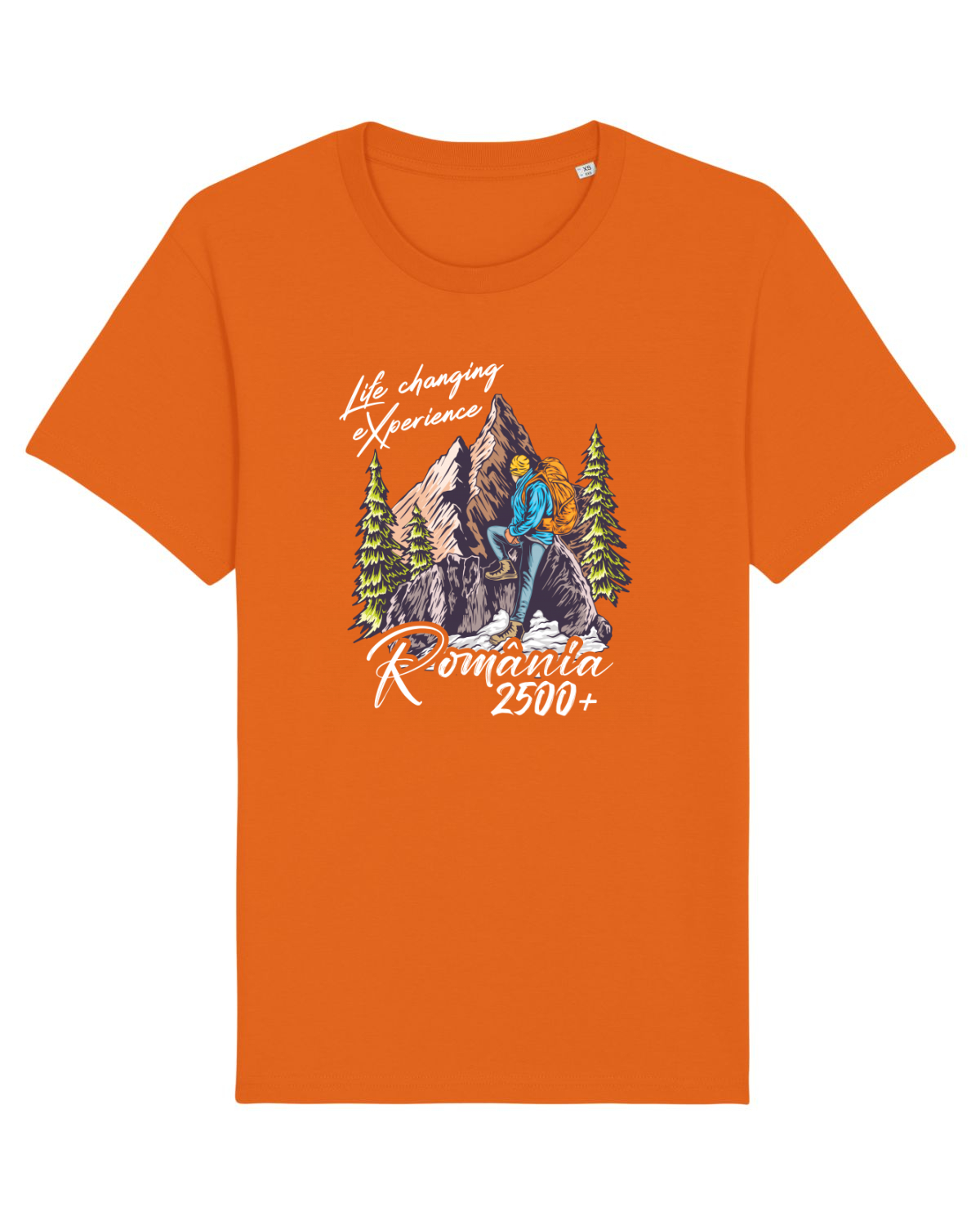Tricou mânecă scurtă Unisex Rocker Bright Orange