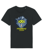 Pentru montaniarzi - Man vs mountain - Făgăraș Triple X Tricou mânecă scurtă Unisex Rocker