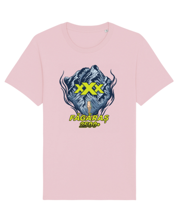 Pentru montaniarzi - Man vs mountain - Făgăraș Triple X Cotton Pink