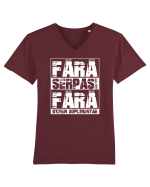 Pentru montaniarzi - Fără șerpași fără oxigen suplimentar Tricou mânecă scurtă guler V Bărbat Presenter