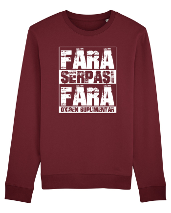 Pentru montaniarzi - Fără șerpași fără oxigen suplimentar Burgundy